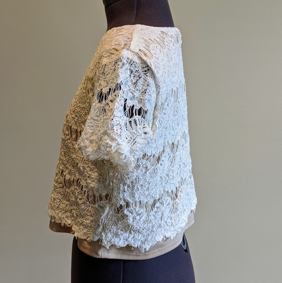 Forever 21 Crochet Lace Crop Top - Picture 2 of 5